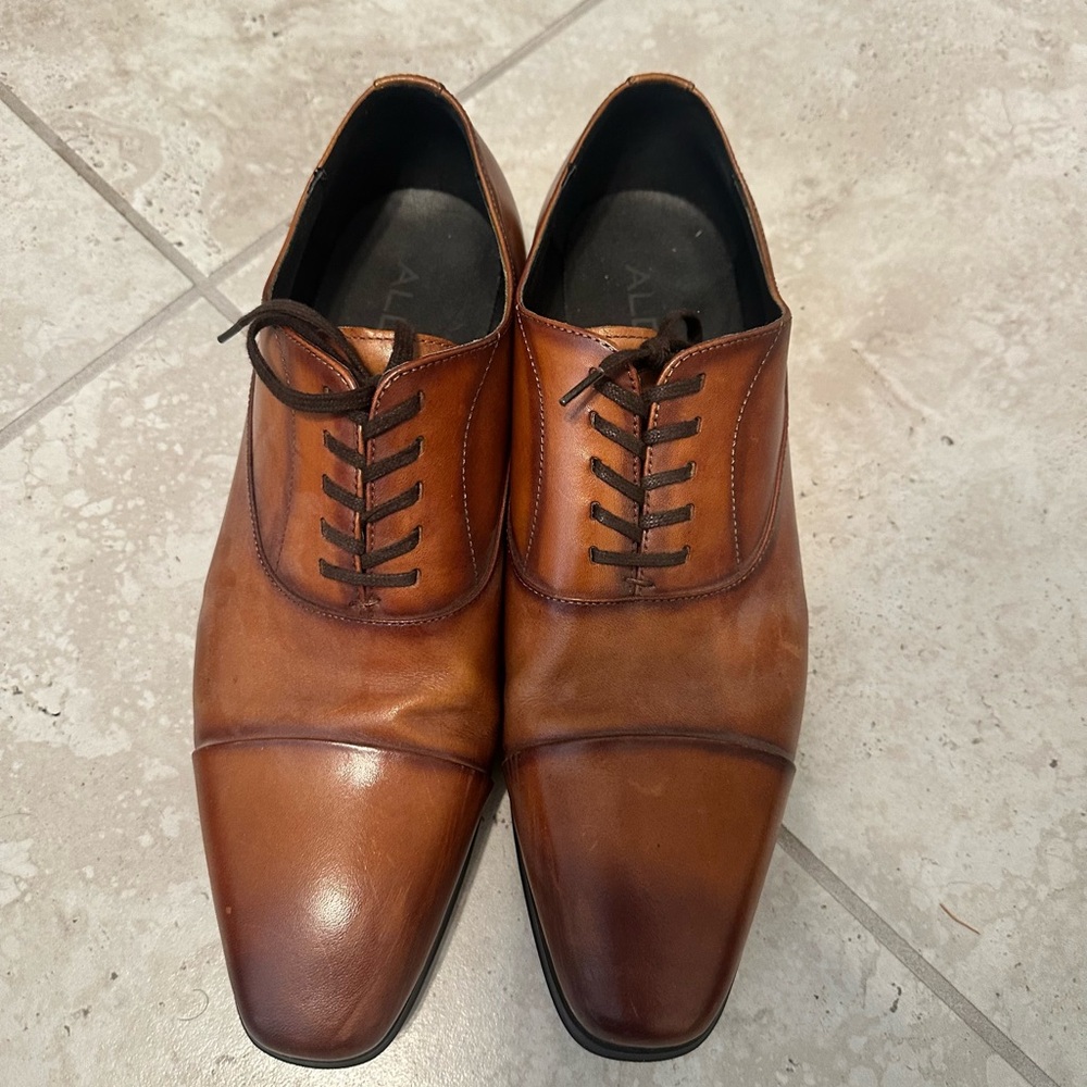 Aldo Tan Leather Men’s Shoes Size 10
